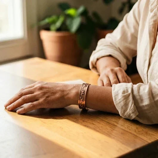 Bracelet en cuivre Cheval