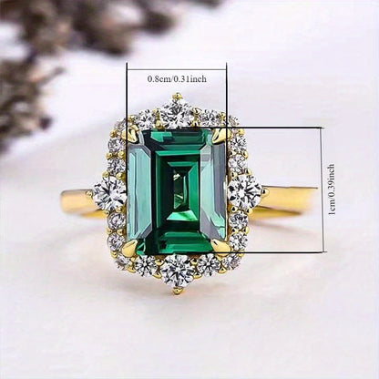 Bague Agate Reine Émeraude