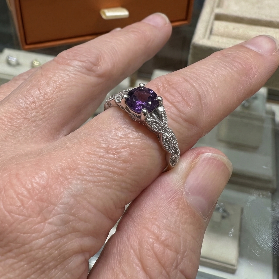 Bague Amelys en or blanc