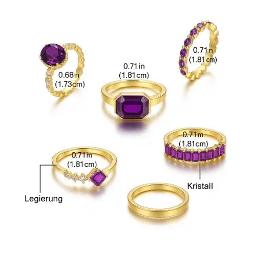 Bague améthyste en or