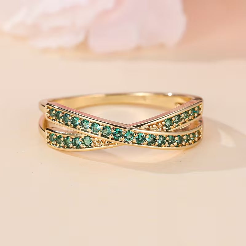 Bague émeraude en or