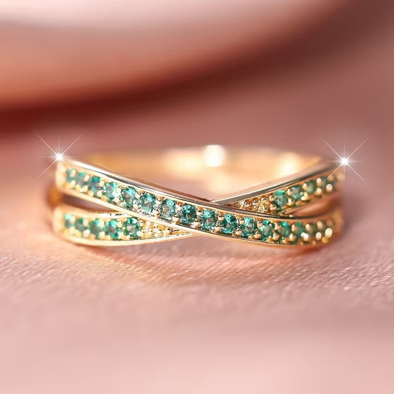 Bague émeraude en or