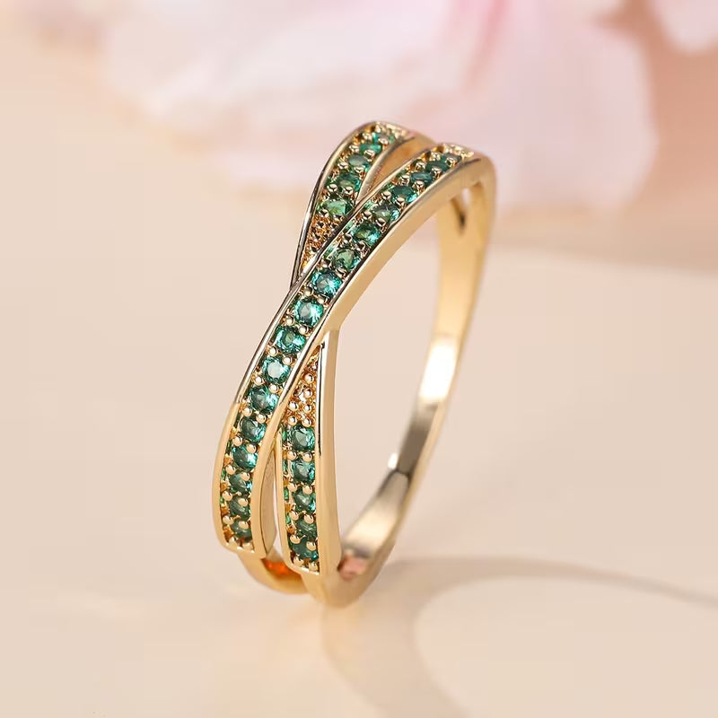 Bague émeraude en or