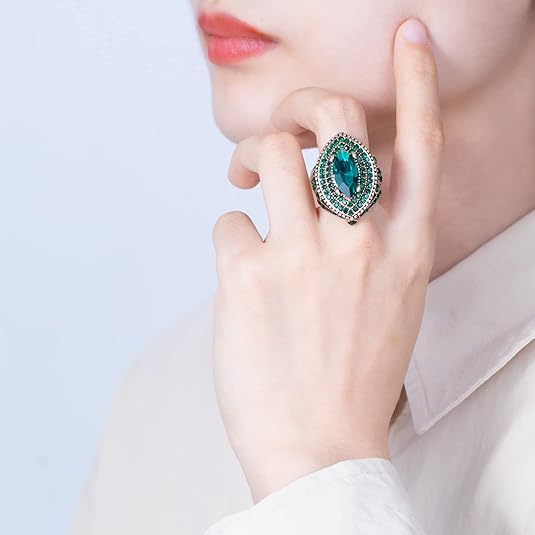 Bague émeraude Régente en or