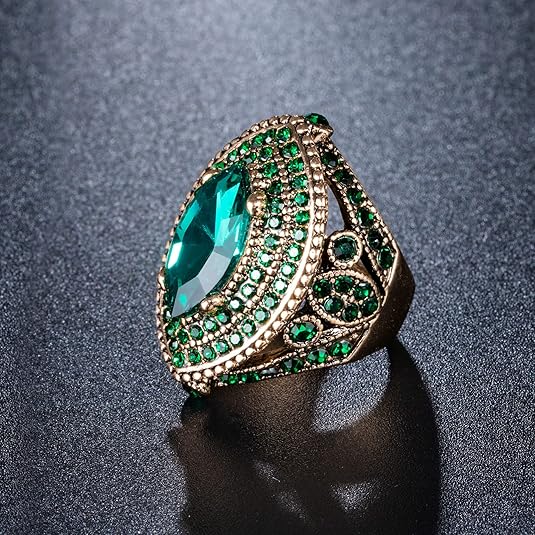 Bague émeraude Régente en or