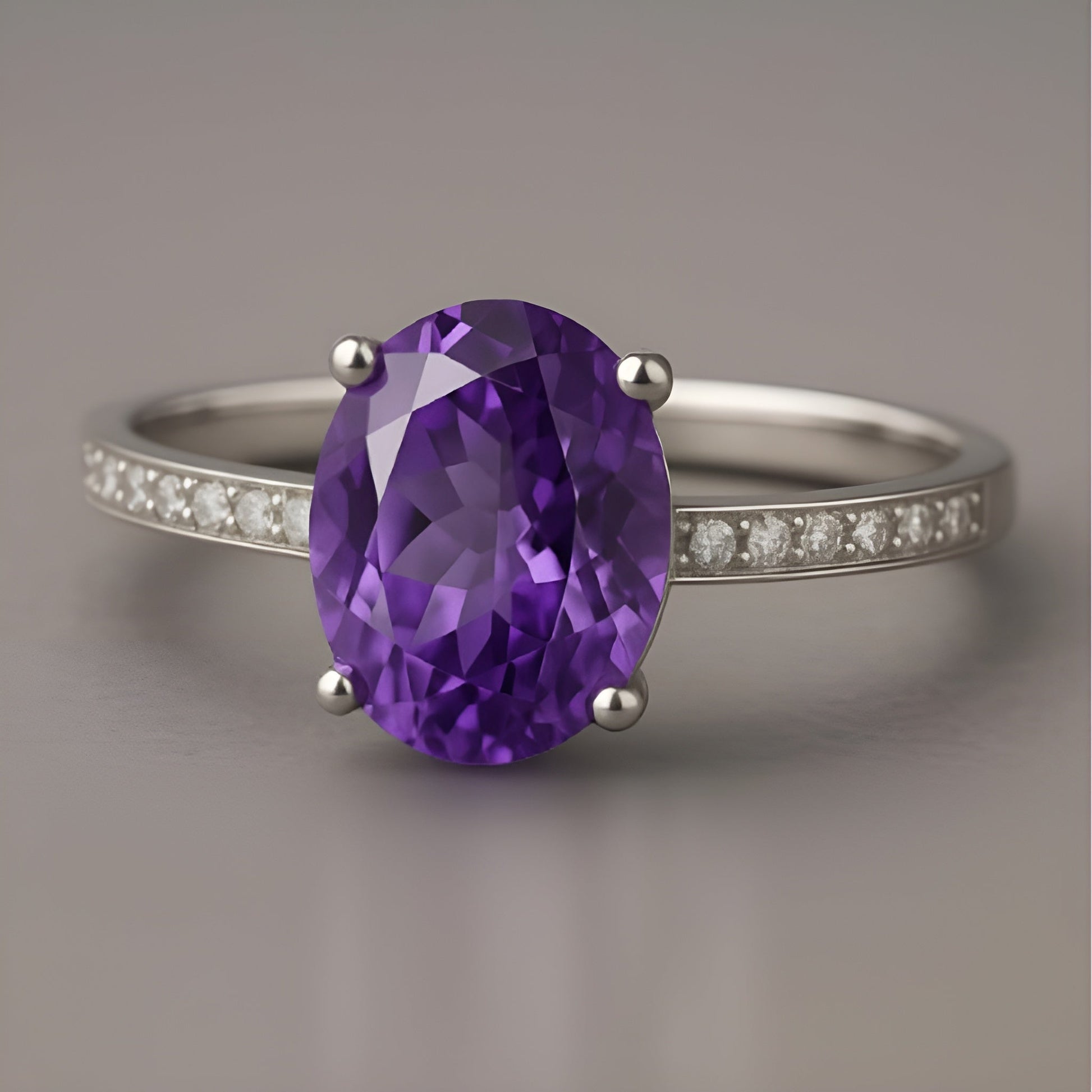 Bague Eva Améthyste