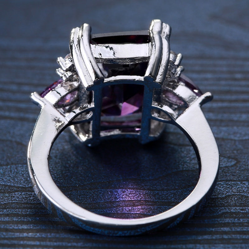 Bague Franziska améthyste en or