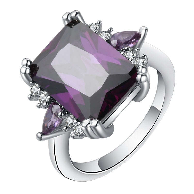 Bague Franziska améthyste en or