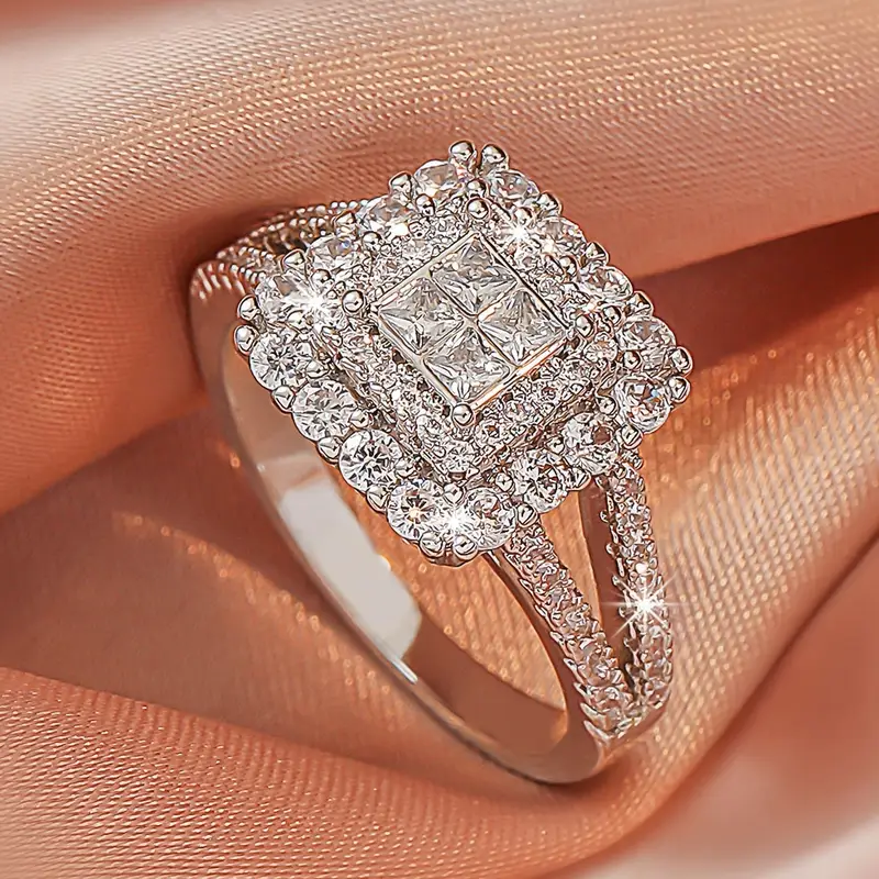 Bague géométrique en or