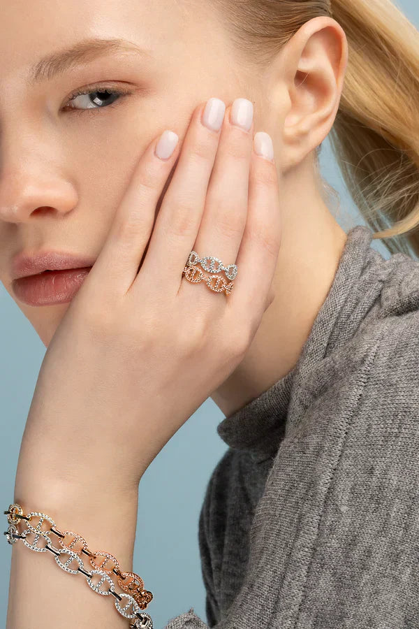 Bague Isaline Marina en or blanc