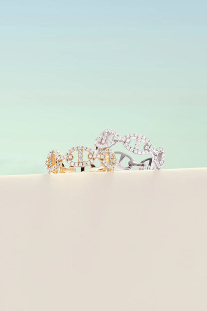 Bague Isaline Marina | Or Blanc