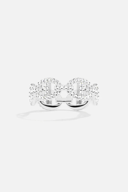 Bague Isaline Marina | Or Blanc