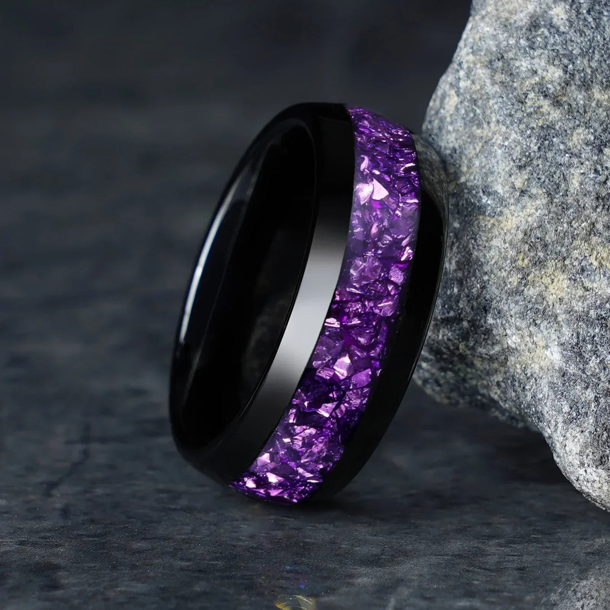 Bague Joanna améthyste en or