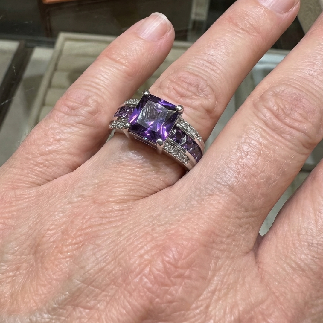 Bague Kassia Lilacmont en or blanc