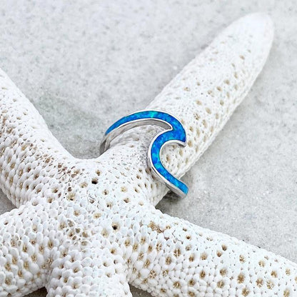 Bague Mer en Opale et Argent