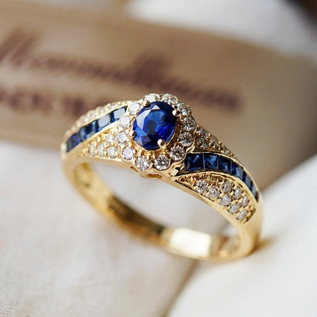 Bague promesse éternelle en or