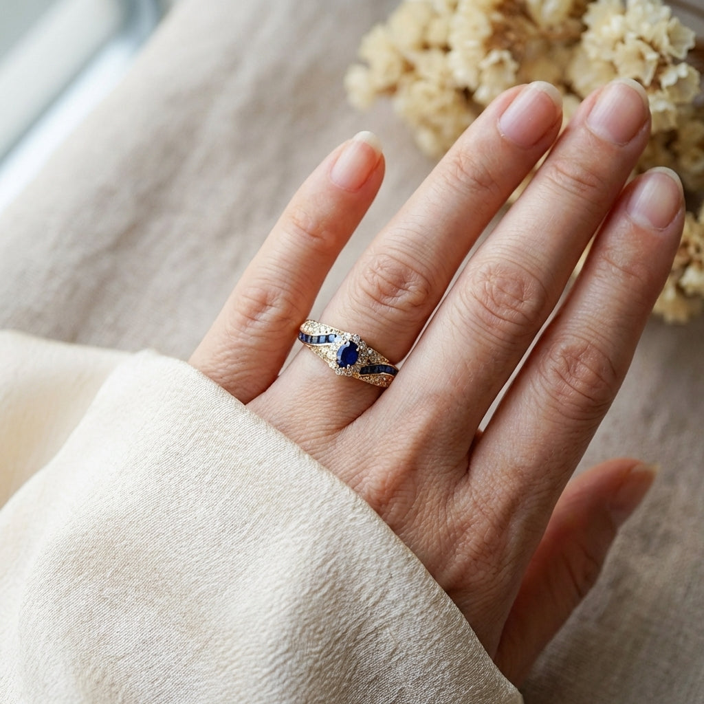 Bague promesse éternelle en or