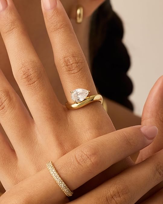 Bague promesse Ondulée en or