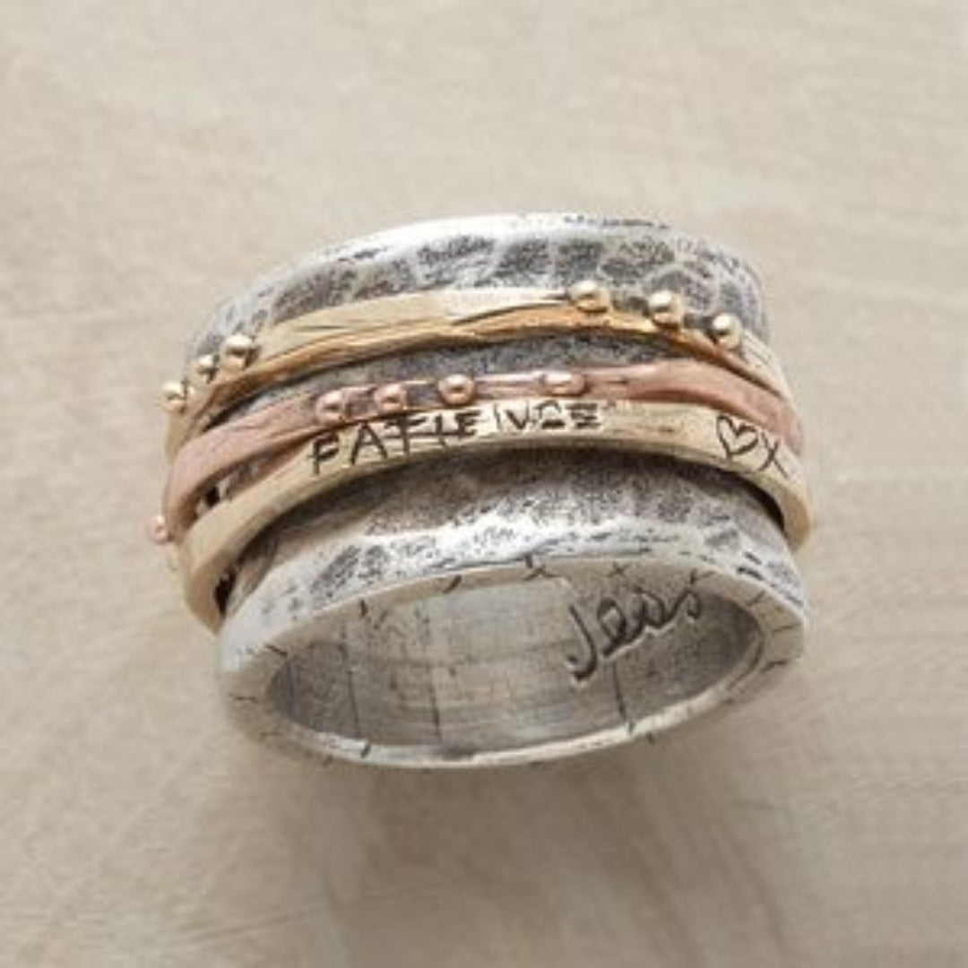 Bague rétro en or rose