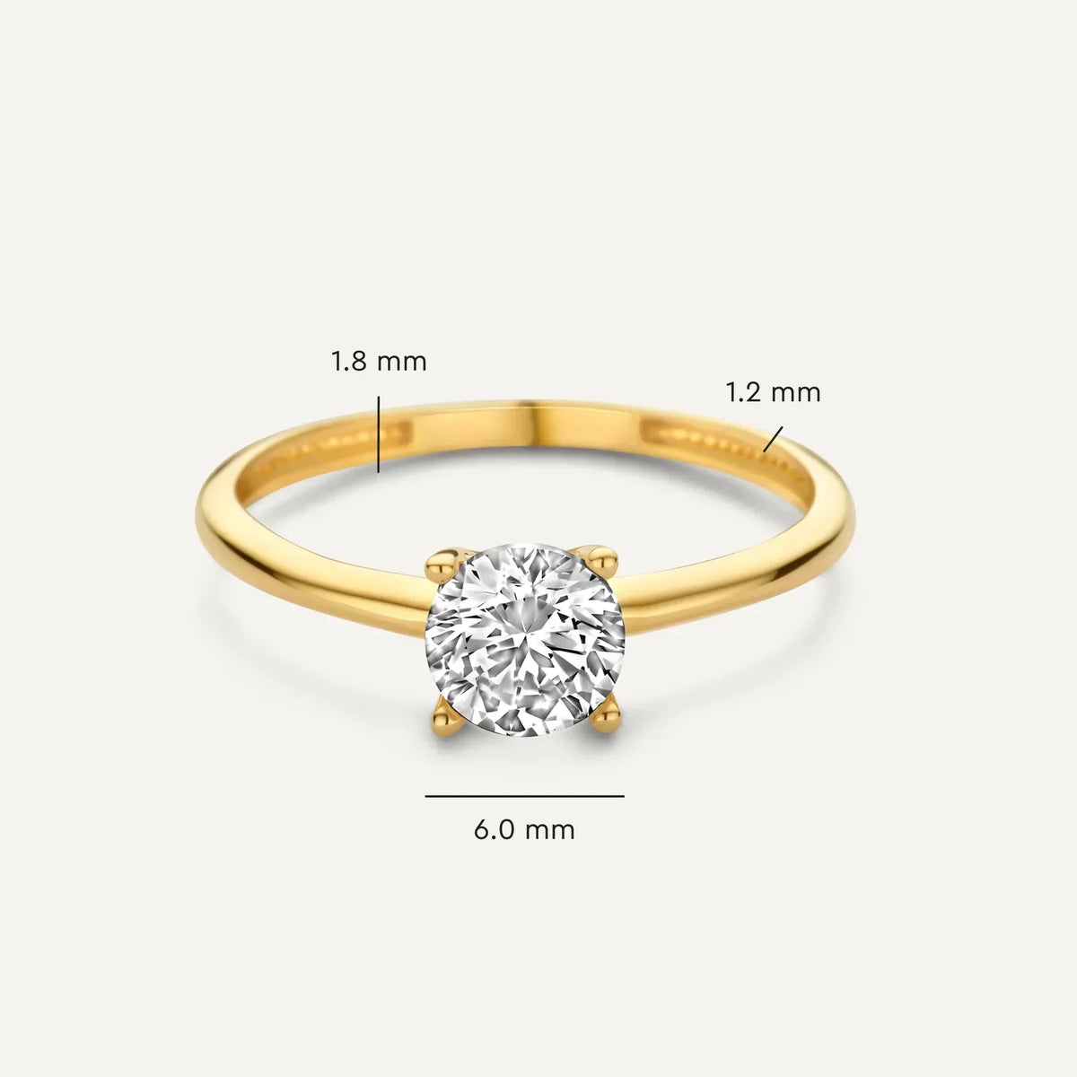 Bague Savaya plage en or