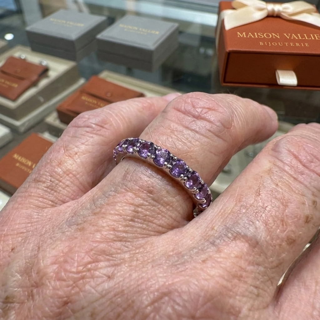 Bague Soraya Améline en or blanc