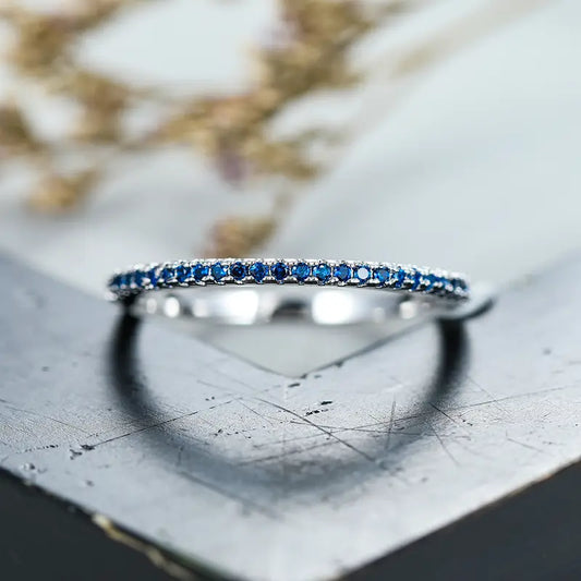 Bague Soraya Azurine | Or Blanc