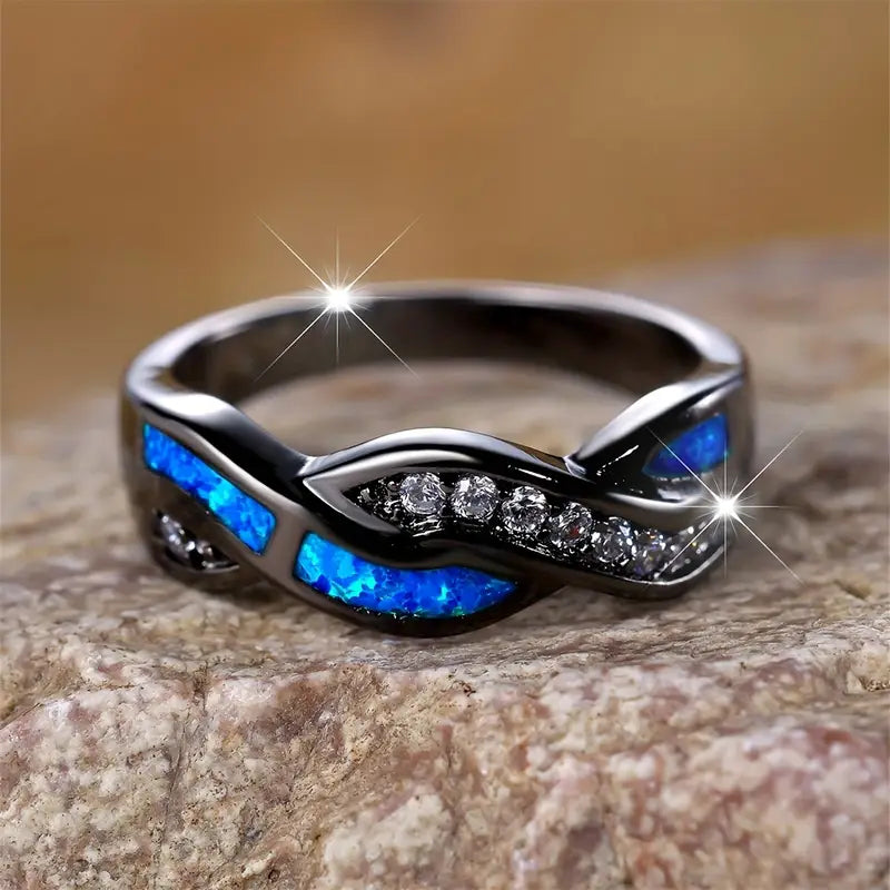 Bague Thessia Lunebray en or blanc
