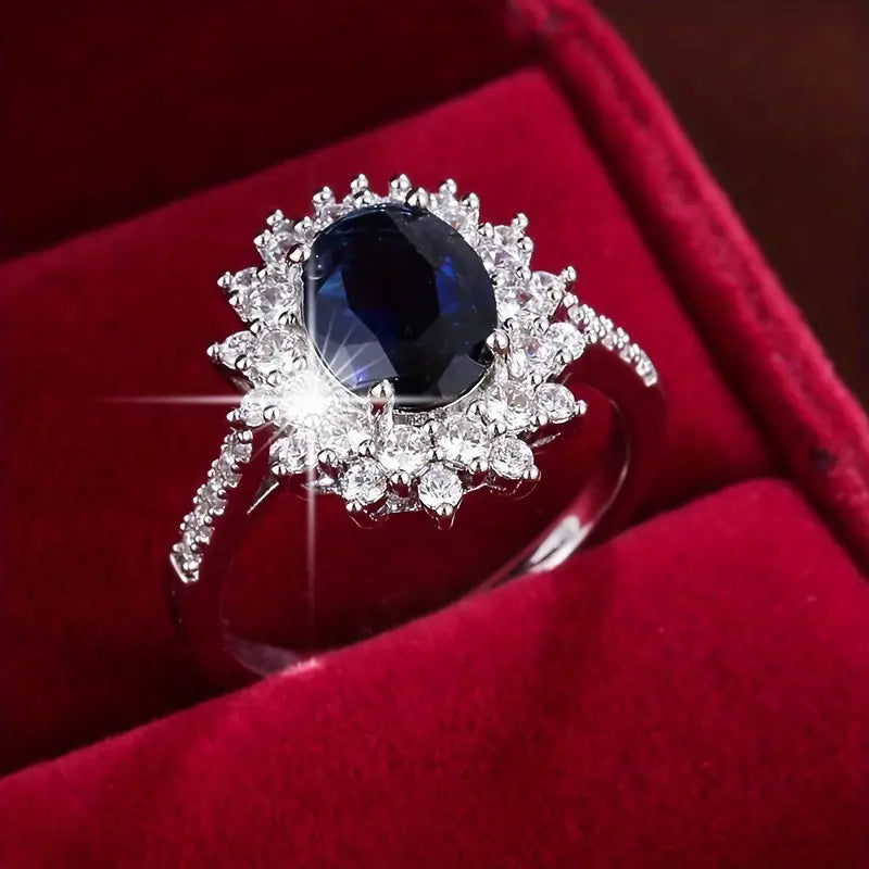 Bague Vionne Saphirée en or blanc