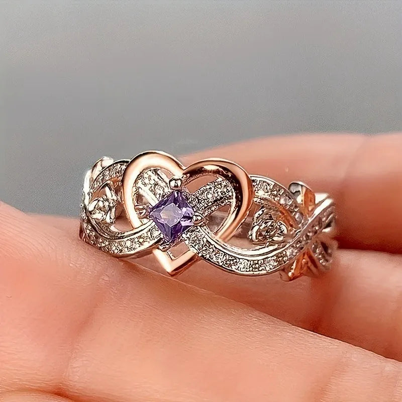 Bague bicolore en or mixte