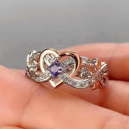 Bague bicolore en or mixte