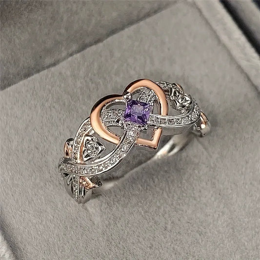 Bague bicolore en or mixte
