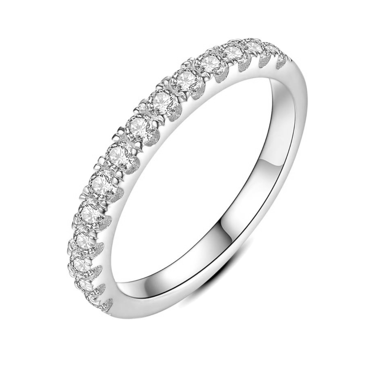 Bague de mariage en or blanc