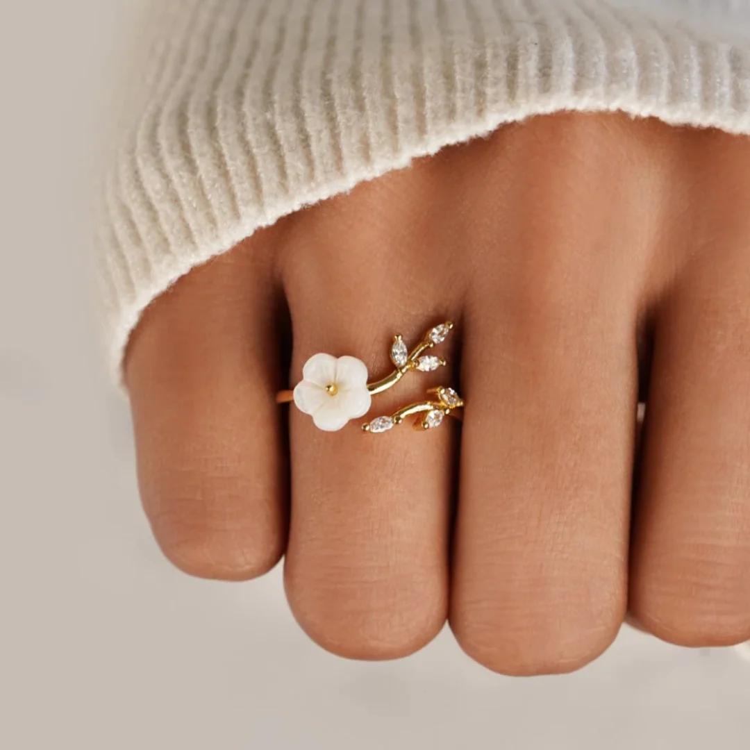 Bague de printemps en or