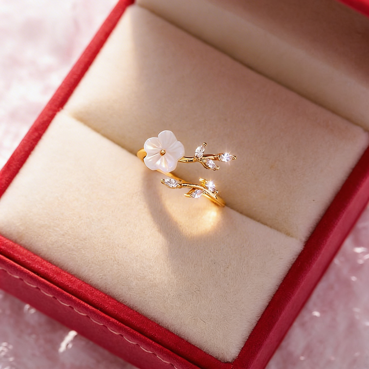 Bague de printemps en or