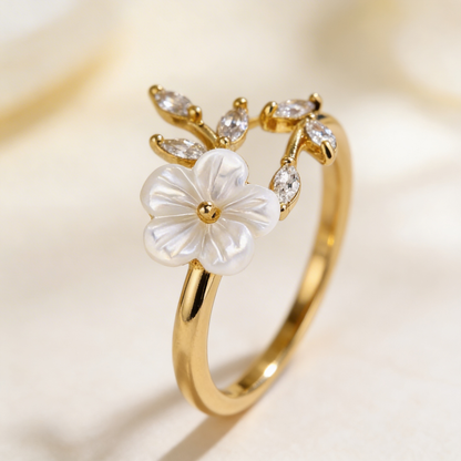 Bague de printemps en or