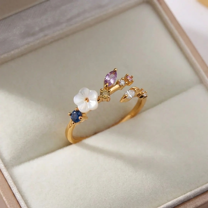 Bague de printemps en or