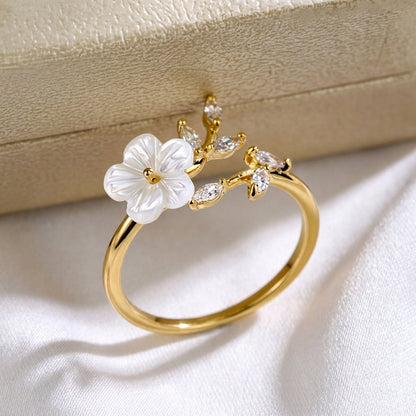 Bague de printemps en or