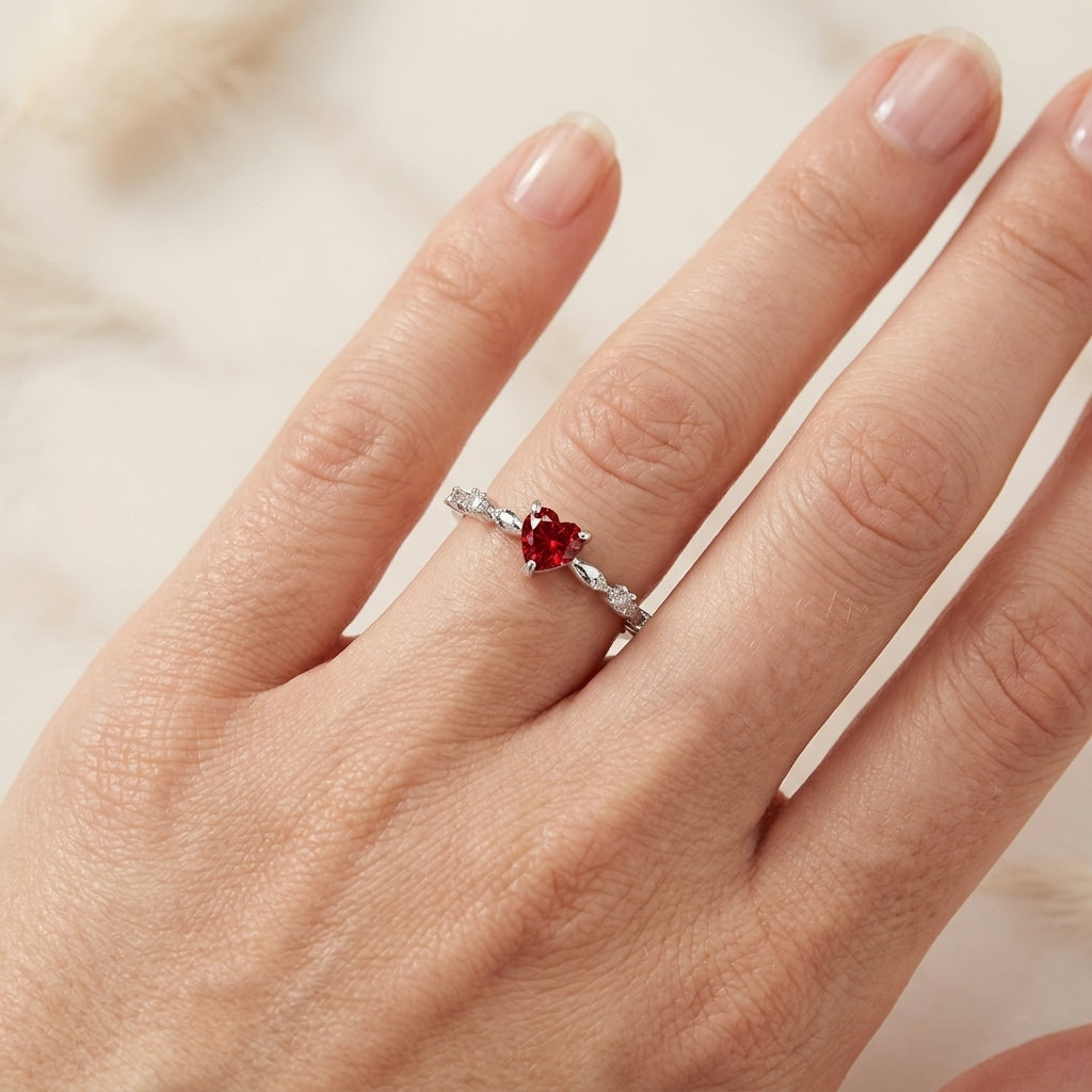 Bague en or blanc