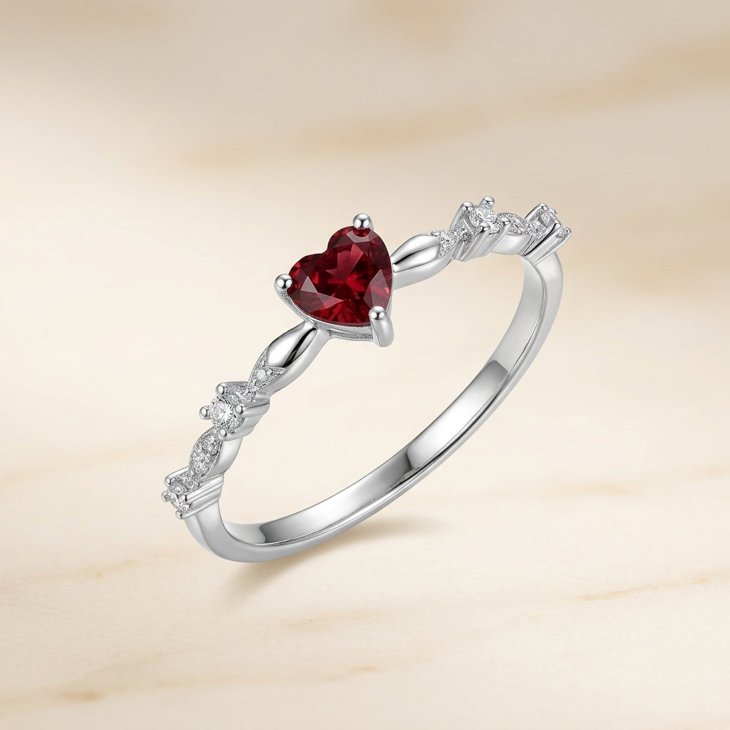 Bague en or blanc