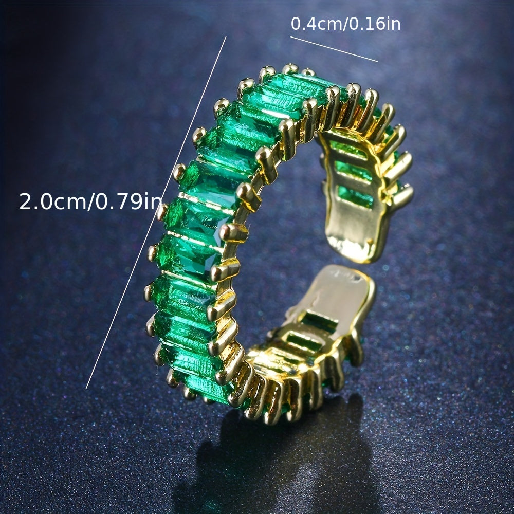 Bague et émeraude en or