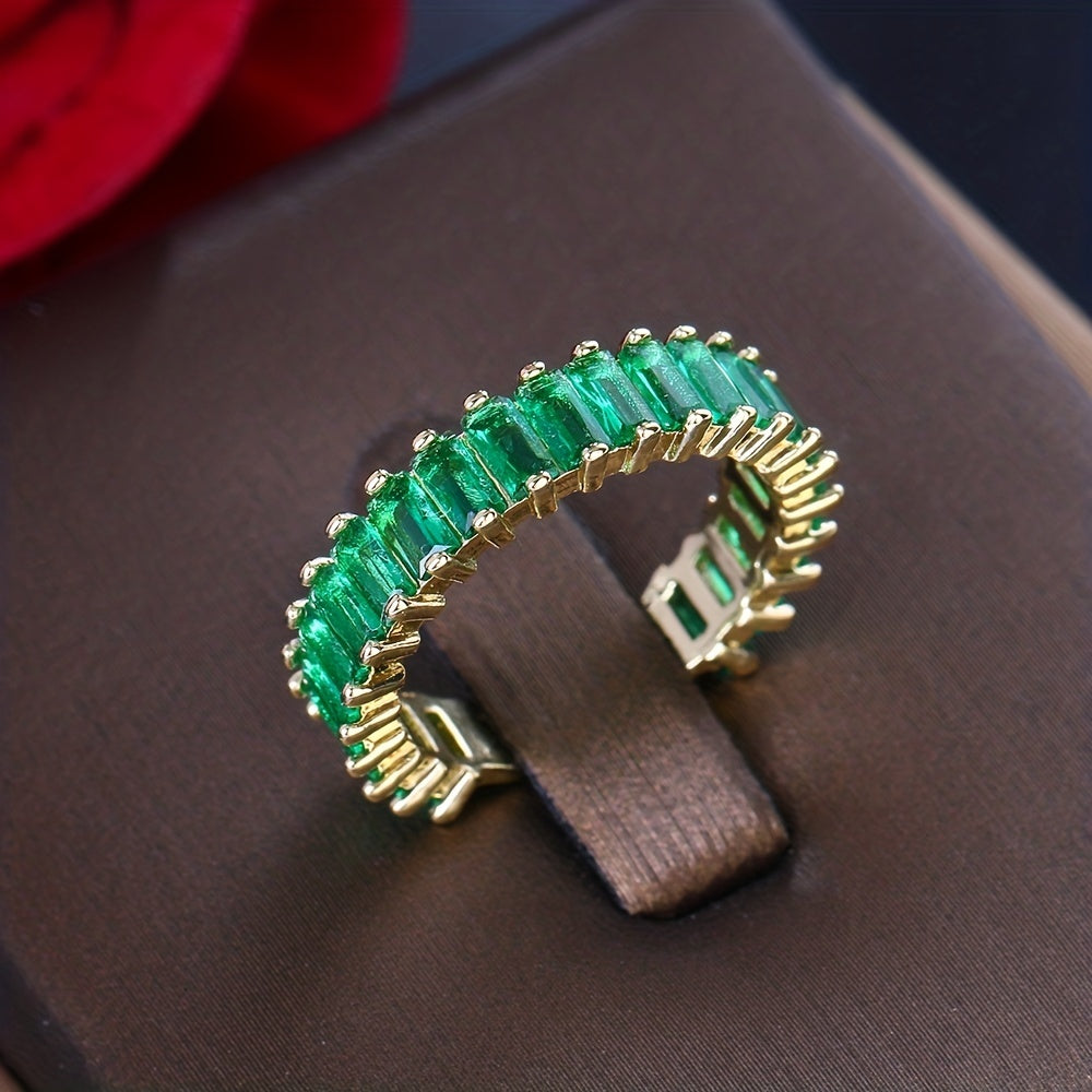 Bague et émeraude en or