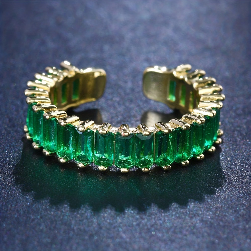 Bague et émeraude en or