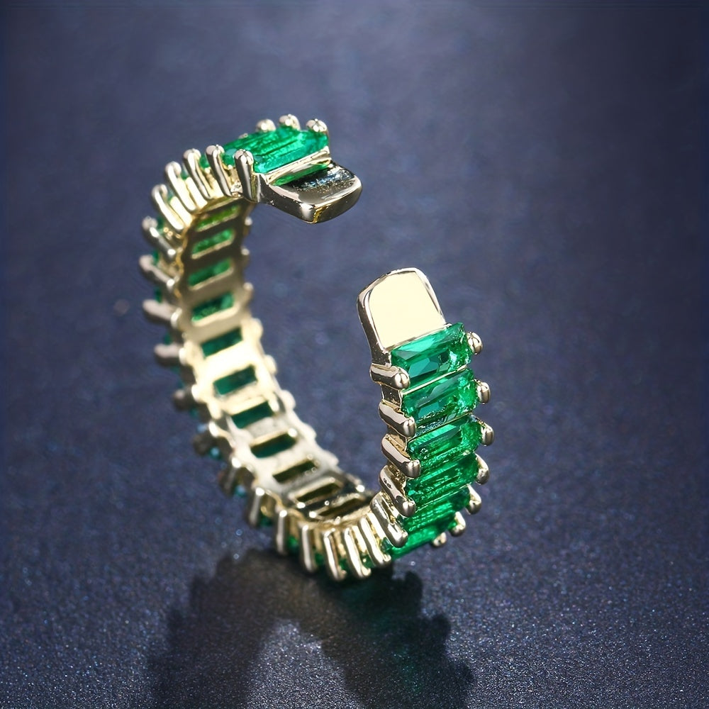 Bague et émeraude en or