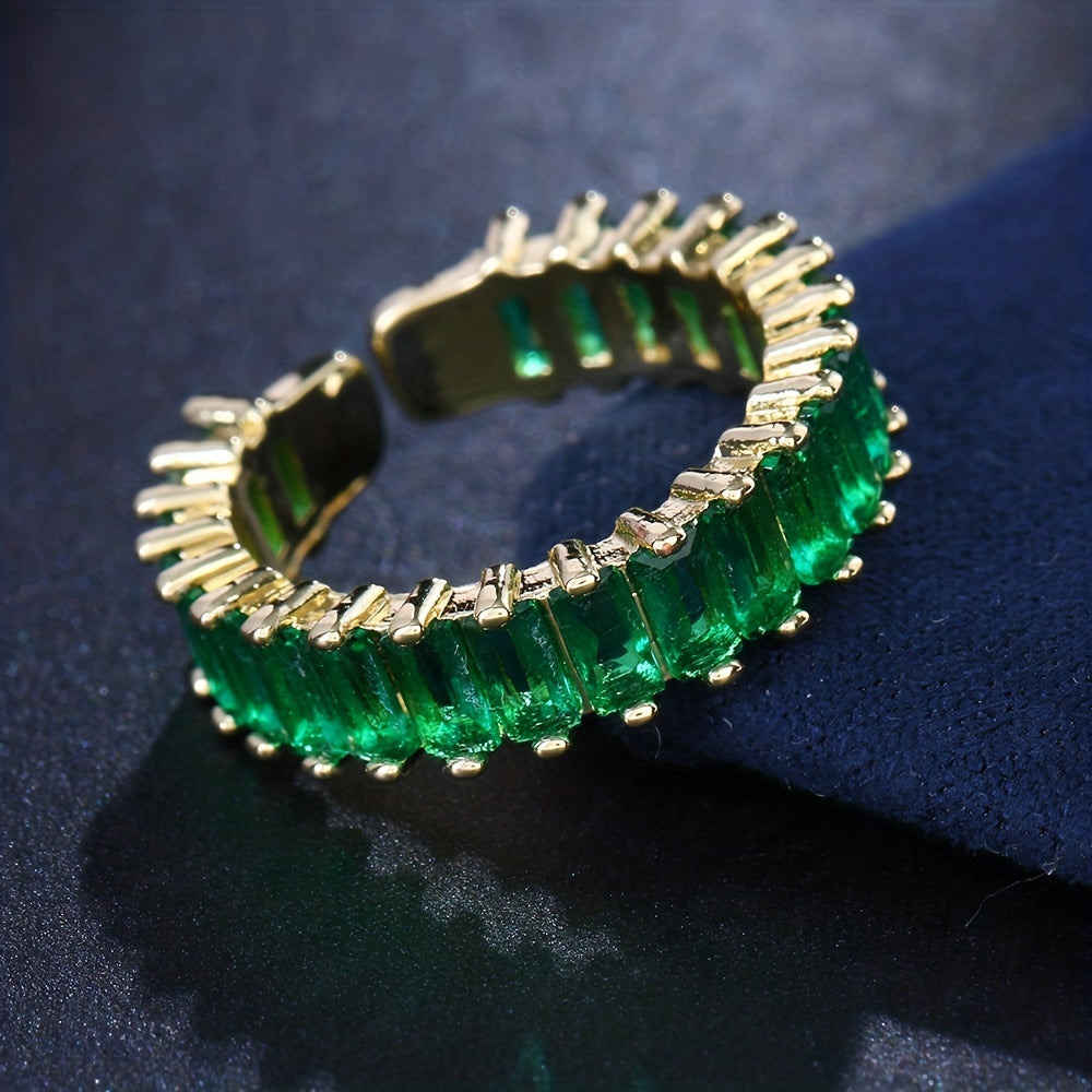 Bague et émeraude en or