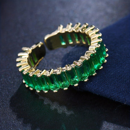 Bague en or et émeraude