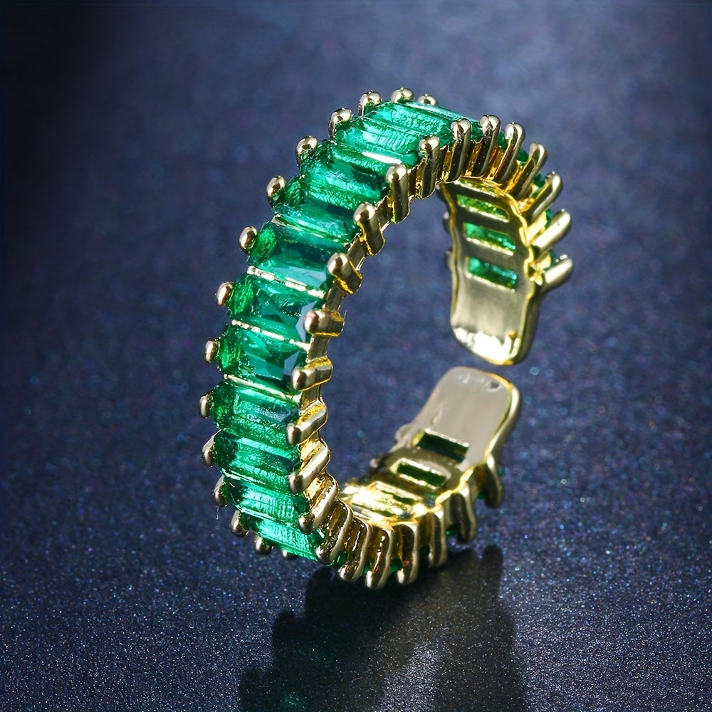 Bague et émeraude en or