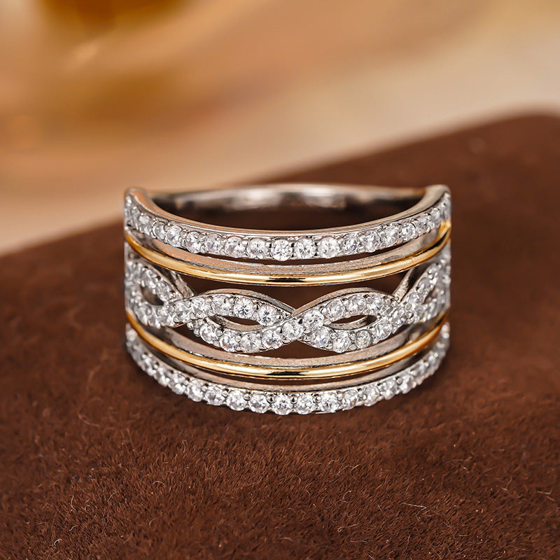 Bague étoile en or