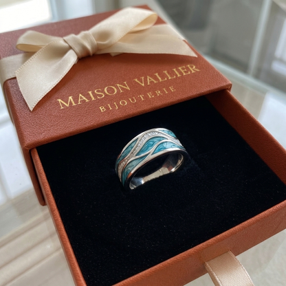 Bague Aura des vagues en or