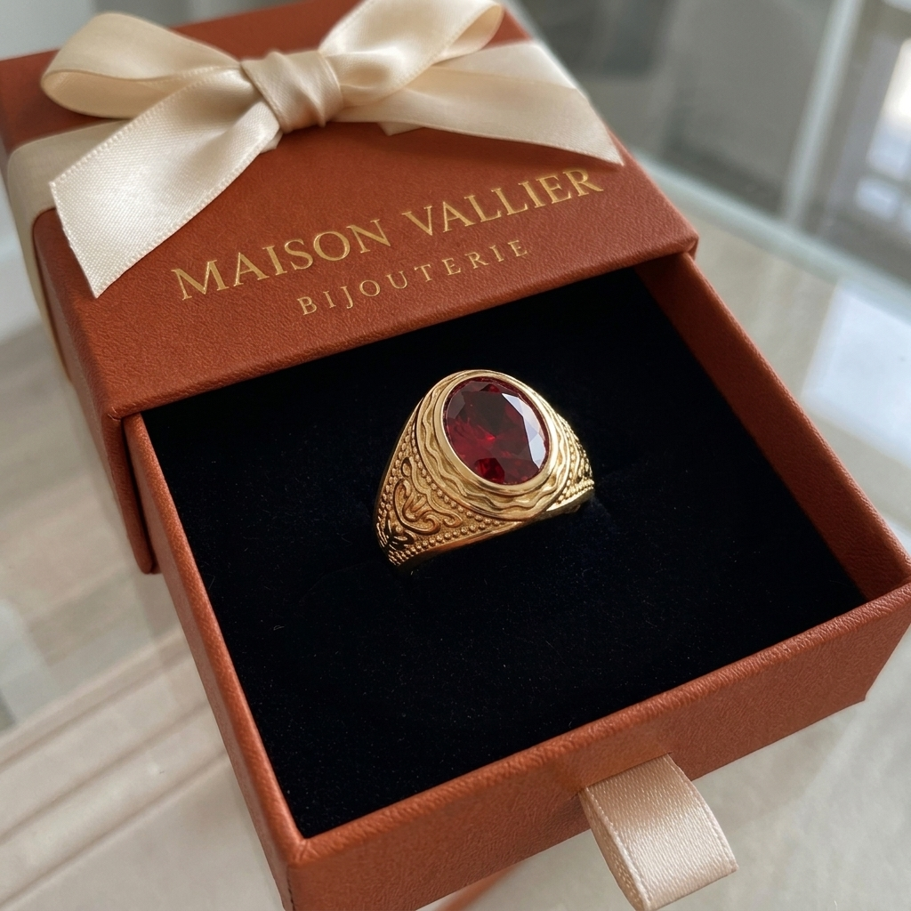 Bague Ravelle Sangris en or