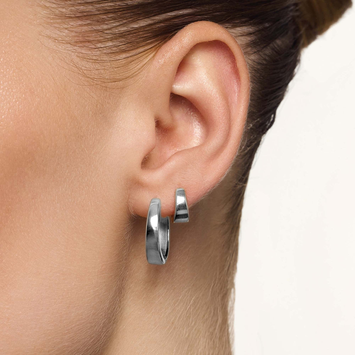 Boucles Gia en or blanc
